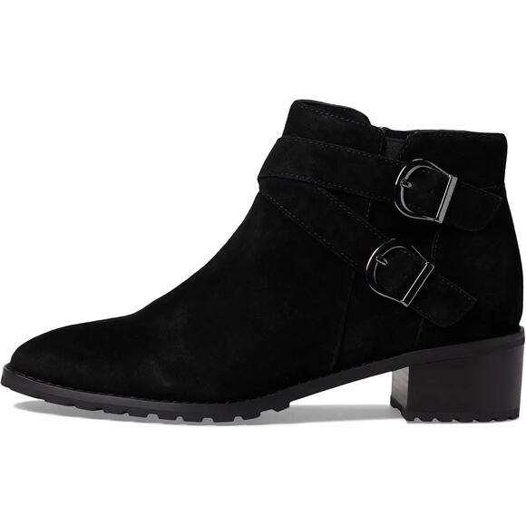 Blondo Womens Sway Ankle Booties US 6.5 M Black Suede Waterproof NWOB - Picture 2 of 13